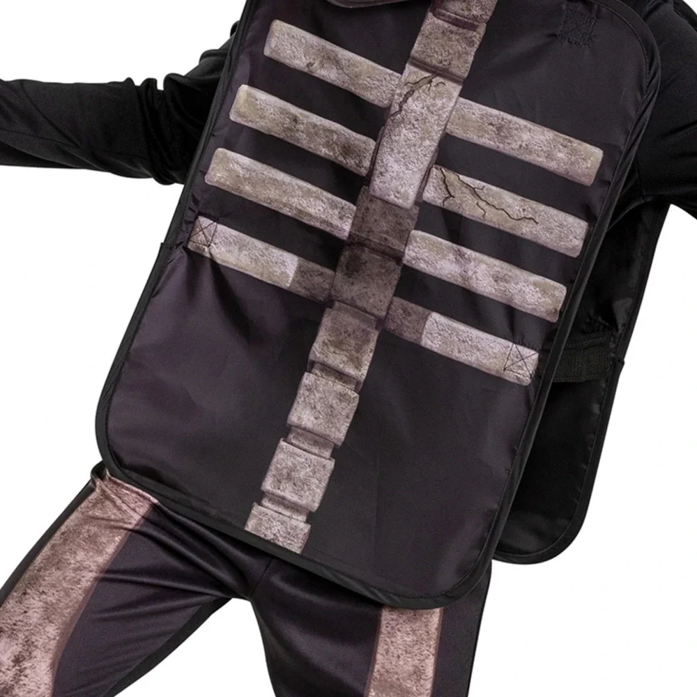 Minecraft Movie Skeleton Costume Pop-Out Boys Medium 8 Disguise New